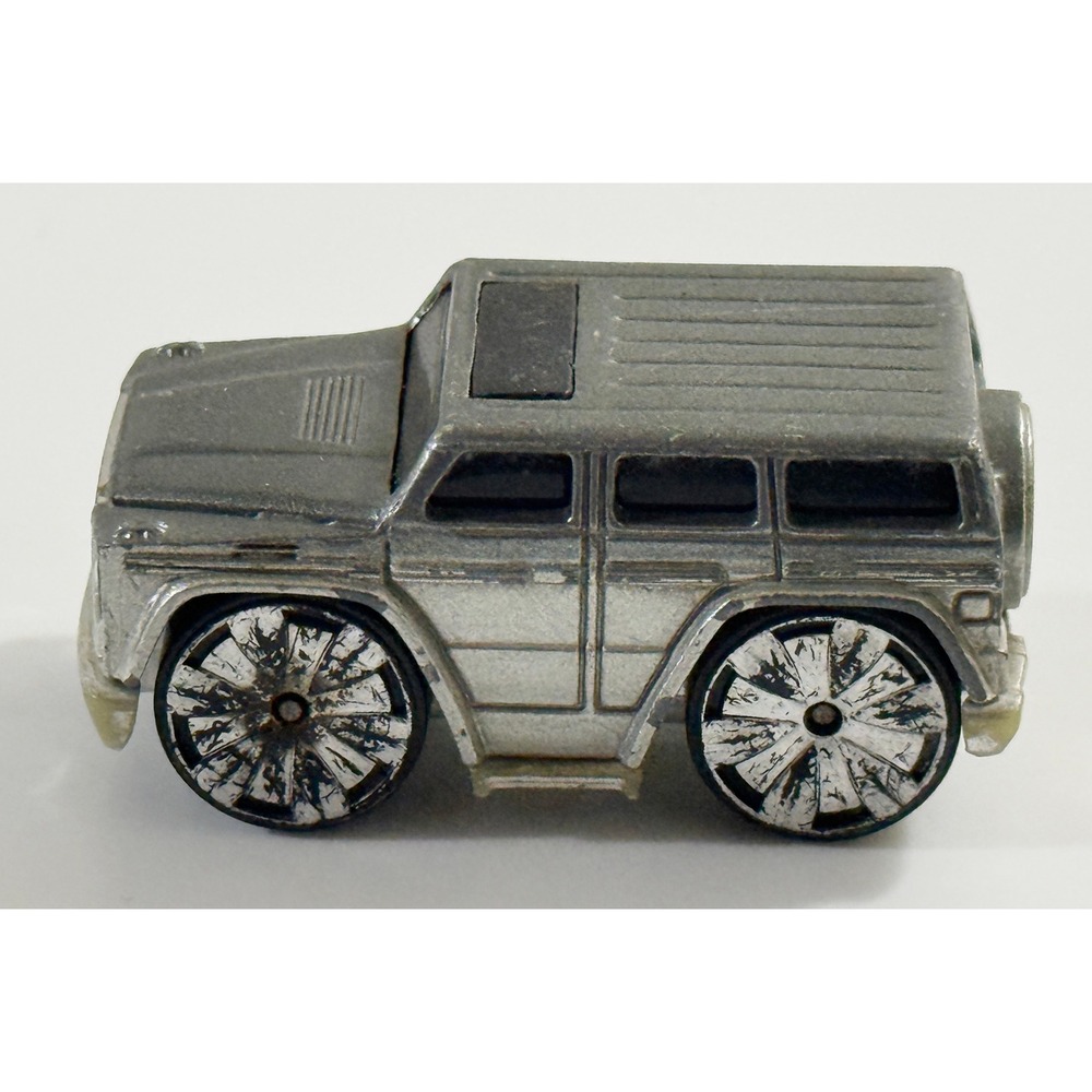 Hot Wheels Mercedes-Benz G500 Kids Toy Car Silver‎ Blings G-Wagon Diecast SUV